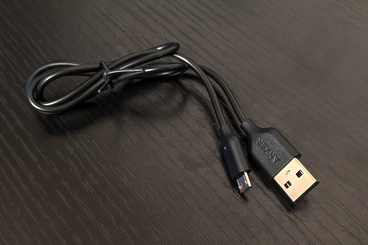 マイクロUSB（オス） ⇔ USB Type-A（オス）変換ケーブル