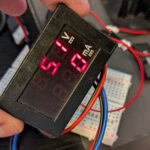 0mAを示す電流計