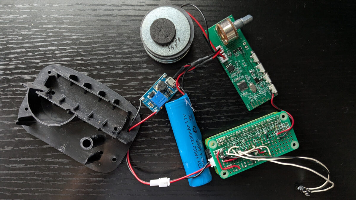 radiko専用プレイヤーの基板配線写真