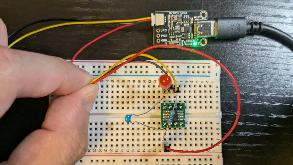 ATTINY IC書き込み回路